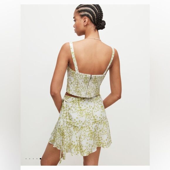 All Saints Cassia Amanzi Linen Blend Top NWT Size 12 - Picture 6 of 12